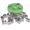 Thousands of Seiko baking mold stainless steel biscuit mold 26 English alphabet modeling mold set of vegetables&fruit cut embossed mold
Thousands of Seiko baking mold stainless steel biscuit mold 26 English alphabet modeling mold set of vegetables&fruit cut embossed mold