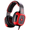 Sades Fire Dance Wolves SA-906 Headset 71 Channel Gaming Headset Black Red