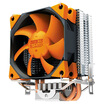 Overclocking three PCCOOLER Xinghai S88 CPU radiator 8cm intelligent shock absorber fan multi-platform 2 heat pipe with thermal grease mute