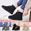 New Fashion Winter Ankle Women Boots Plush Warm Lady Shoe Plus Size Easy Wear Up Girls Snow Boots Size35-43