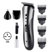 Triple-en-uno Multifuncional Shaver Barber Set Recargable Hair Trimmer Shaver Blade Ajustable Para Hombre