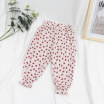 Ropa Para Bebés Pantalones Para Niñas Pantalones De Algodón Pantalones Para Niñas De Verano Pantalones Casuales Pantalones Estampados De Flores Para B