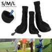 3pcsSet Golf Driver Wood Head Covers Golf Club Driver Head Cover Indoor Outdoor Travelling Supplies Black