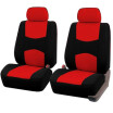 Par Universal Car Front Seat Cover Funda De Tela De Moda De Alta Calidad Arte Auto Decoración Interior Proteger Cubiertas Full Surround Headrest