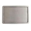 Classic New Antique Brushed Silver Rectangle Blank Belt Buckle Custom Belt Buckle