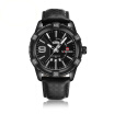 Reloj Deportivo De Cuero Impermeable Con Banda De Cuero Naviforce 9117 Para Hombre