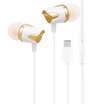 USB Type-C Wired Earphones Portable In-Ear Headphones Line Control With Mic for MI 8 8SE 6 Note 3 MIX 2 for LE 2 3 Serie