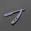 Vintage Straight Razor Foldable Handle 420 Stainless Steel Shaving Beard Hair Cutting Eyebrow shaping