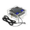 Termostato controlador de temperatura digital LED de alta precisión GeekTeches para acuicultura con sensor de control de caja y doble canal