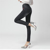 High-waisted jeans for women 2018 new Korean edition looks slim slim with small feet&fleece&thick pants