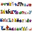 144PCS a Set Pokemon Toy Mini Action Figures Childrens Doll Go Monster Toys Gift