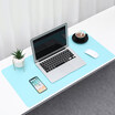 BUBM mouse pad oversized office table mat laptop pad keyboard pad office desk table mat home mat waterproof support large custom matcha green sky blue trumpet