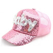 Unisex Kid Cute Baseball Cap Fashion Glittering Sequin Casual Summer Cool Hat
