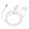35mm Wired Headphone In-Ear Headset Stereo Music Earphone Earpiece In-line Control Hands-free with Microphone for Smartphones Tab