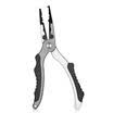 FG - Aleación de aluminio 1038 Alicates de pesca Cortadores de anillo partido con funda y correa retráctil Empuñaduras de labios Tackle Fish Tools