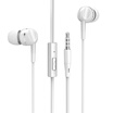 Vatican Sinuo In-ear Headphones Wired with Meike Calling Line Control Mobile Phone Headset Computer Gaming Headset Millet Apple Huawei Andrews Universal Subwoofer Earphones A8 White