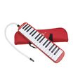 32 Piano Keys Melodica Musical Education Instrument for Beginner Kids Children Gift with Carrying Bag Green