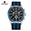 REWARD 63090 Six-pin Waterproof Calendar Nylon Belt Watch
