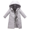2018 Jackets For Girls Boys Coats Print Winter Warm Girls Down Jacket Children Clothing Cotton Hooded Kids Outerwear