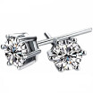 CZ Diamond Stud Earrings For Women Lovers Xmas Gift Anniversary Fashion Jewelry Accessories WHB102