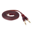 15m 5ft Stereo Audio Cable Cord Wire 35mm 18" Male to Dual 635mm 14" TS Male Plug for Computer Mixer Mixing Console