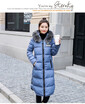 Winter wear womens winter 2018 winter edition a long slim cotton-padded jacket with a hat&warm thick cotton-padded jacket