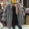 Outdoor warm tops real fur coat natural fox fur women winter coat furry coat hot new discount price urban fashion thickening