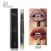 Pudaier 2 in 1 16 Color New Double Ended Sexy Lasting Matte Lipstick Waterproof Lipliner Lipstick Pencil
