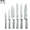 XYj Juego De Cuchillos De Cocina De Acero Inoxidable Utilidad De Pelado De Frutas Santoku Chef Rebanar Pan Cuchillo De Cocina Japonés Conjunto De Acce