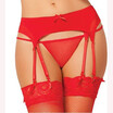 Sexy lingerie Uniform temptation bow three-point garter tight suit