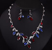 new nice America brand temperament gem brief paragraph clavicle necklace dinner set female high-grade fashion accessories