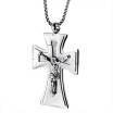 Stainless Steel Cross Necklace For Men Woman Punk Cute Vintage Rock Hiphop LP00129