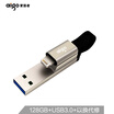 Patriot aigo 128GB Lightning USB30 Apple U disk U370 Silver charging line password protection Apple official MFI certified mobile computer dual-use