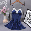 Sexy Women Lingerie Silk Robe Dress Nightdress Nightgown Sleepwear Nightdress