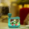 Mini USB Powered Fish Aquarium Lámpara Humidificador Luz De Noche Interior Diseñado Decoración Luces