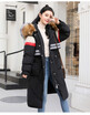 2018 new winter wear Korean version of the long cotton clothing coat cotton-padded jacket female matching fur collar