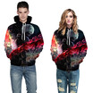 AOWOFS new 3D digital printing Plus size mens Hoodies parent-child pullover Kids sweater womens hoodie QYDM140-TZ064