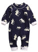 Christmas Newborn Baby Boy Moose Romper Bodysuit One-pieces Outfits Clothes