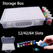 124264 Slots Diamond Embroidery Diamond Painting Tool Transparent Plastic Storage Box Jewelry Drill Storage Box Gift 124264 Slots Diamond Embroidery Diamond Painting Tool Transparent Plastic Storage Box Jewelry Drill Storage Box Gift