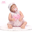 Rebirth Doll 22in Reborn Doll Rebirth Baby Kids Gift All-Silica Gel Girl Silica Gel Baby Doll H1A4R4P8