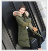 Winter 2018 new down jacket Korean version of large size womens wear large fur collared cap cotton-padded coat
