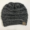 Autumn winter hat knit ponytail warm cap ladies wool cap
