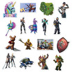 50pcslot Fortress Night PVP Games Fashion Graffiti-art Sticker Strong Adhesion Stickers for Suitcase Scooter Skateboard Bicycle C