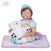 22in Reborn Baby Rebirth Doll Kids Gift Cloth Material Body