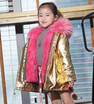 Winter girls jacket autumn baby girl jacket natural fox fur collar girl jacket baby girl winter clothes down jackets for girl