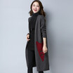 Sweater women 2018 fall new autumn winter cardigan Korean version of the sweater knitted sweater loose in the long style