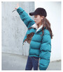 Double face coat jacket padded jacket short bread suit thickened star comfortable double face down jacket