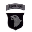 4Pcs  Set 101st Airborne Division Magic Sticker 3D Bordado Decorativo Aerotransportado Parches Insignia