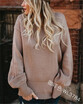 European&American long sleeved round neck sweater