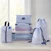 LOVO HOGAR Artículos de viaje Bolsa de almacenamiento Organizador de embalaje Bolsa de maquillaje Hombres Viaje Bolsa de baño Mujer Conjunto portátil Estilo de moda Viaje Conjunto de seis piezas